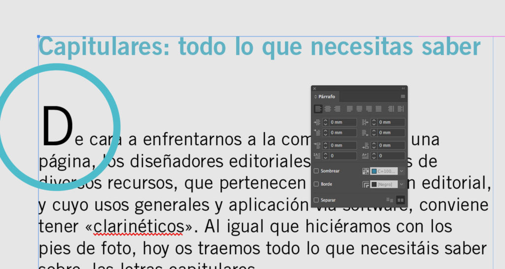 Capitular Letter Capitulares: todo lo que necesitas saber | Rayitas Azules | Diseño ...