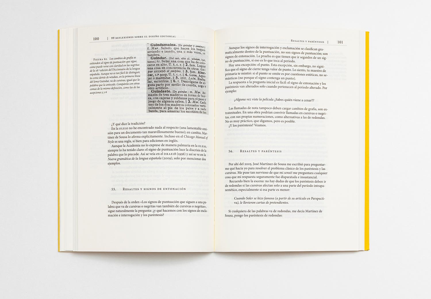 Libro 99 reflexiones sobre diseño editorial. Tripas interior