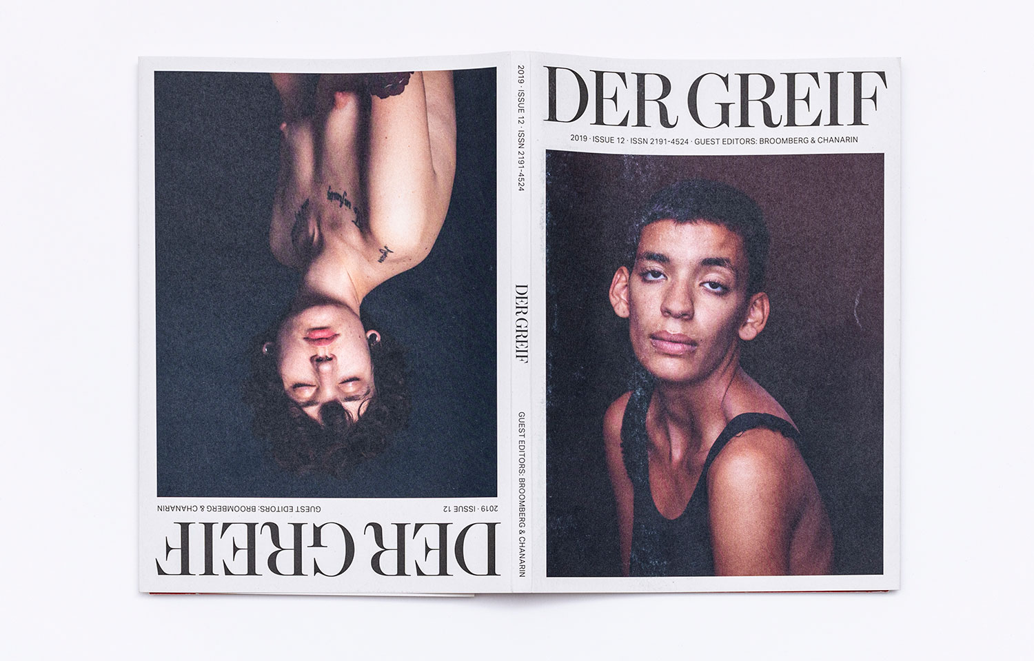 Revista de arte Der Greif cubiertas
