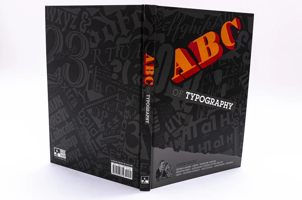 «ABC de la tipografía», un libro sobre tipografía, ilustrado por varios artistas.
