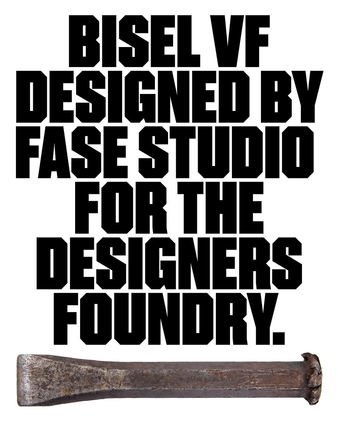 Tipografía Bisel