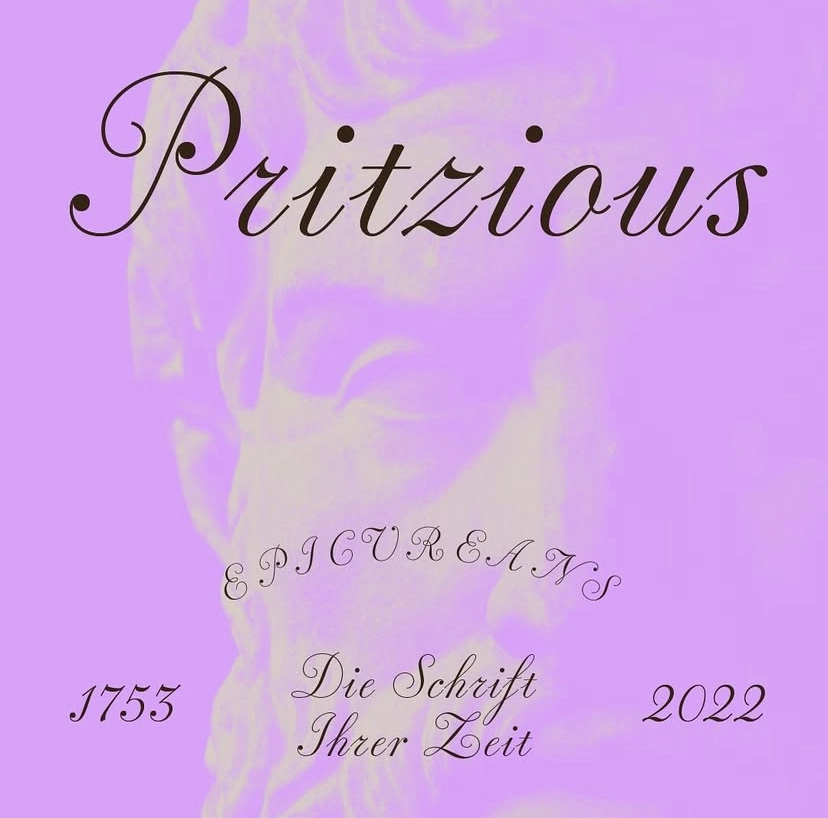 Tipografía Pritzious Schrift
