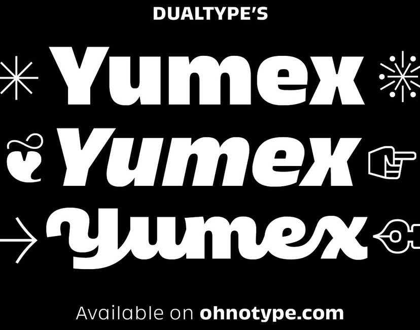 Tipografía Yumex