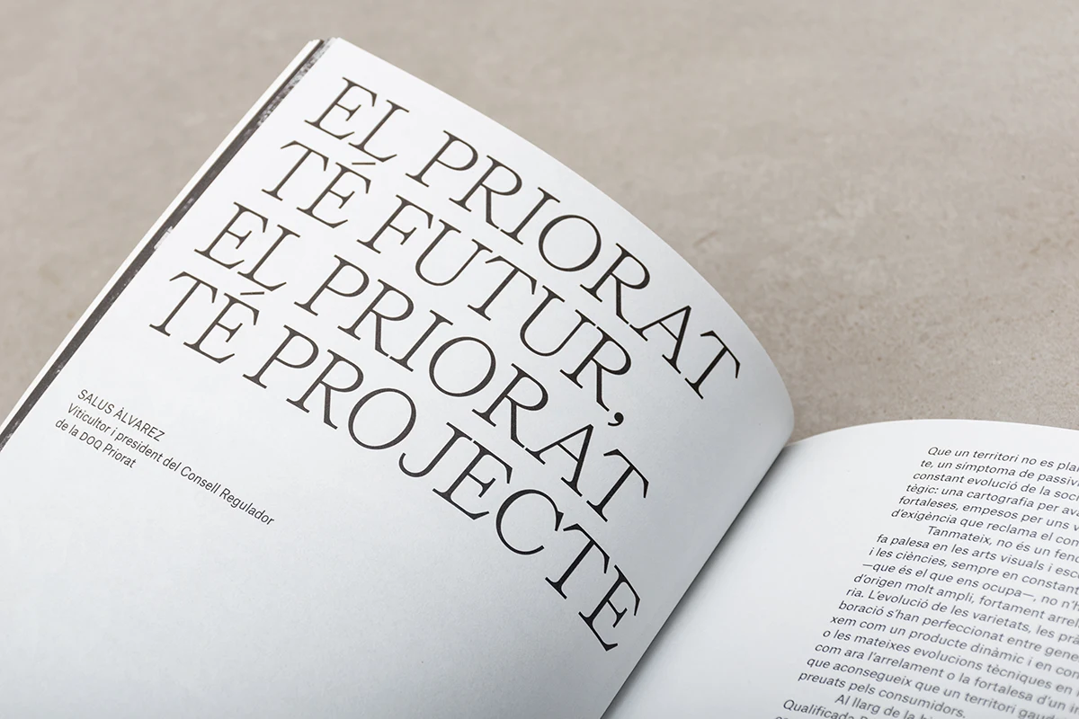 Pliegos interiores de la revista Terrer.