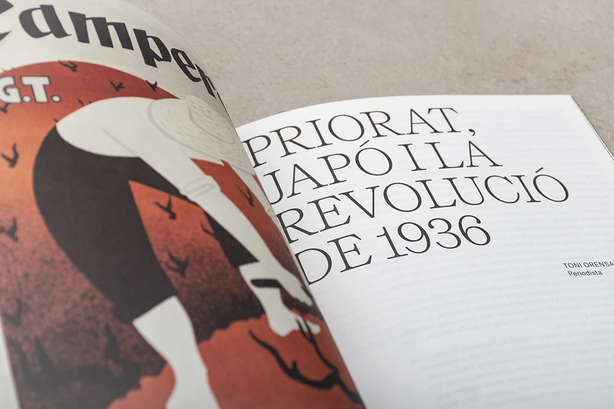 Pliegos interiores de la revista Terrer.