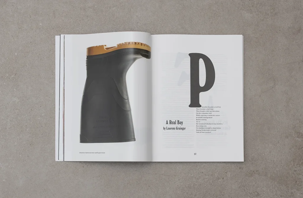 Revista Paperboy pliegos interiores